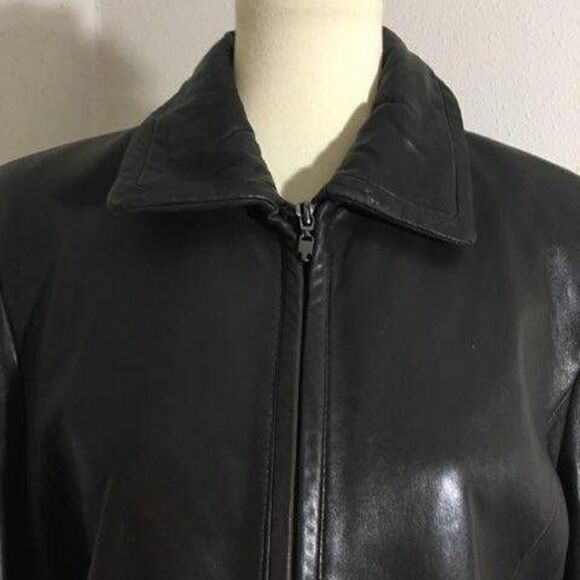 Avanti VTG  Dark Brown Leather Jacket Size Large - Picture 8 of 12
